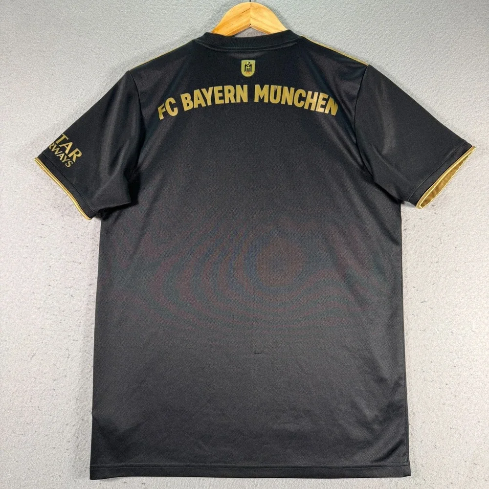 FC Bayern Munchen Jersey Mens Medium‎ Black Soccer International Sports Adidas